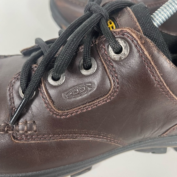 Men's KEEN NOPO 1009252 Brown Leather Hiking Casual Shoes Size 9 - Picture 8 of 9